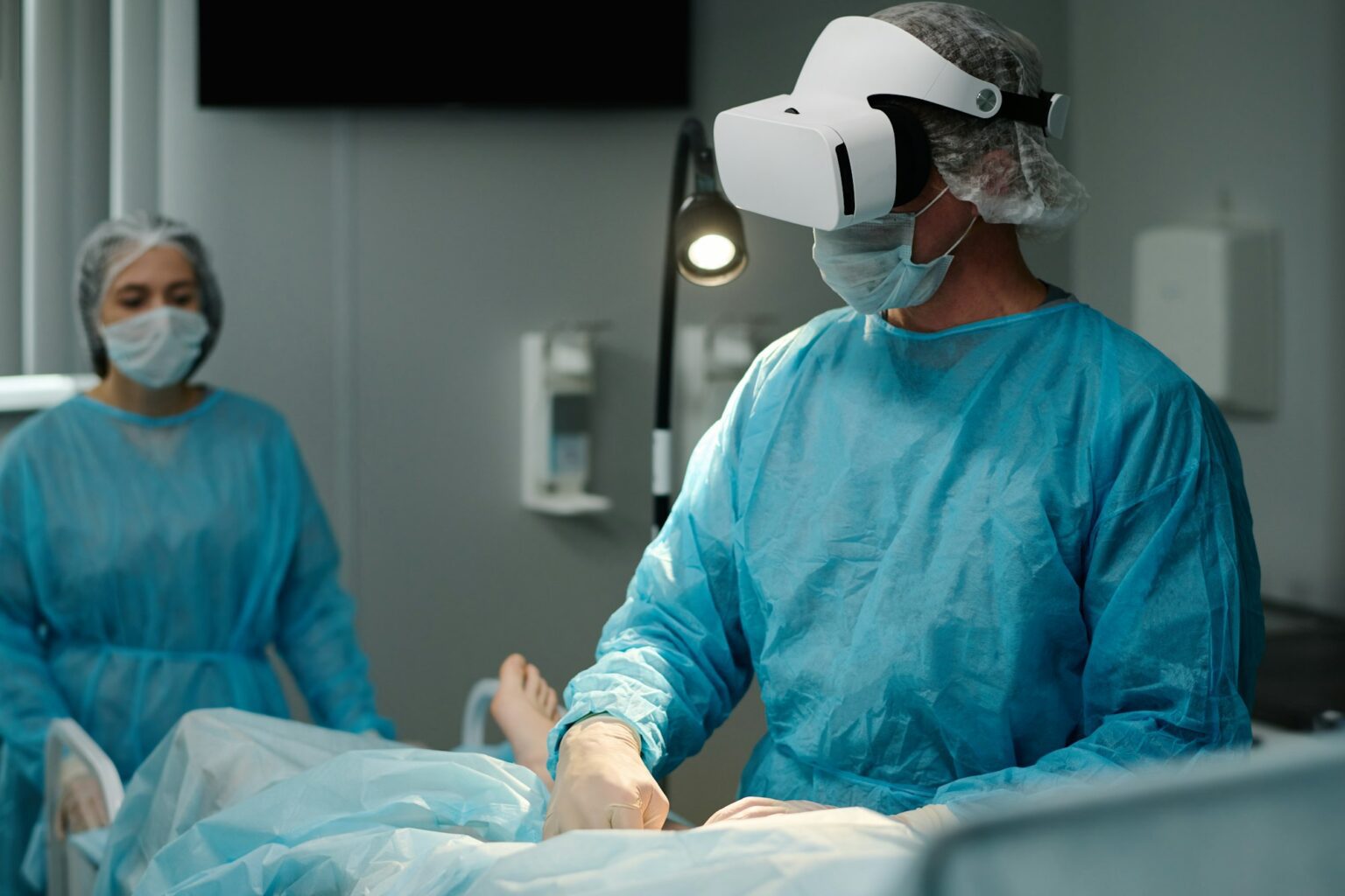 Performing operation in vr headset